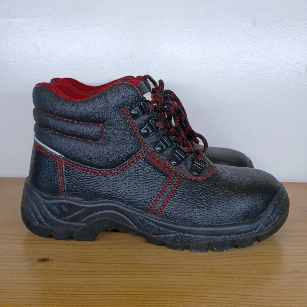 CJ WORK Women's Black Industrial Work Steel Toe FR Shoes Boots Eu Size 36 US 5.5